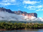 Auyantepuy from the Carrao river, in the haert of the Gran Sabana